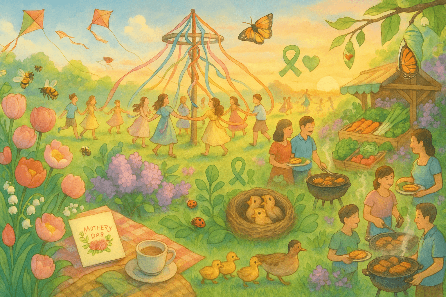 May Themed Prompts: 100+ Creative Ideas for May Art Projects